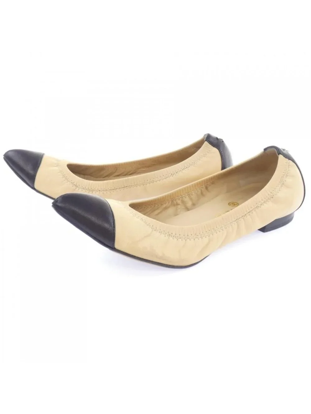 Chanel Flat Shoes Black